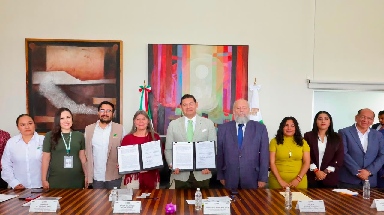 Gobierno de Puebla y FINABIEN firman convenio en beneficio de comunidad migrantes