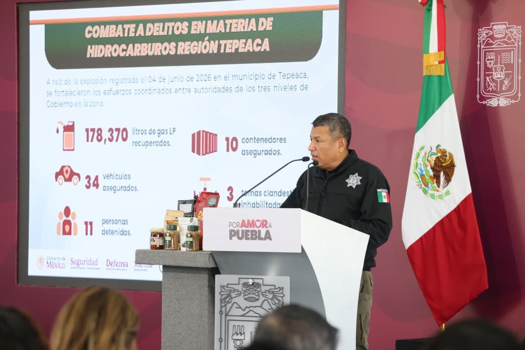 Bajan 20 delitos en Puebla: Reducción histórica en homicidios, feminicidios y extorsión