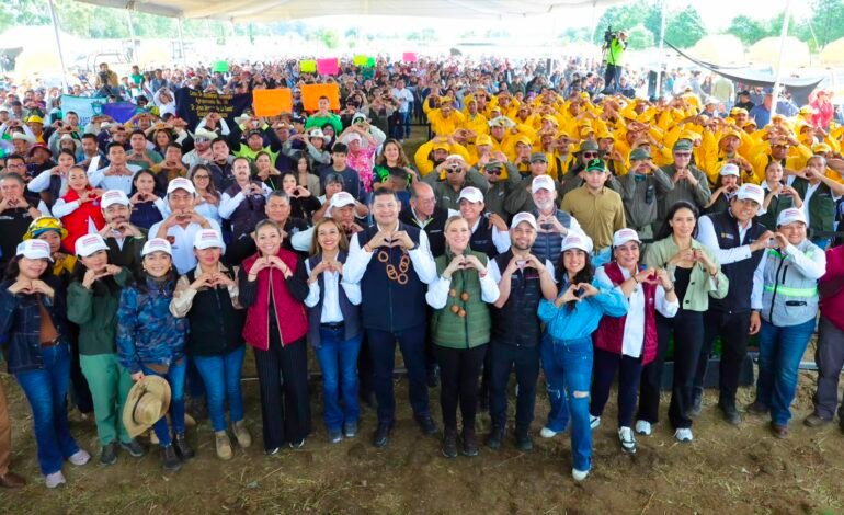 Encabeza Alejandro Armenta jornada de reforestación en la Cuenca del Alto Atoyac