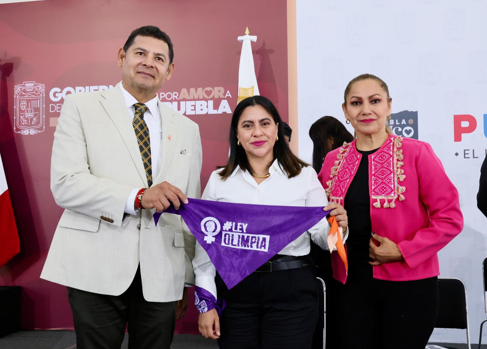 Gobierno de Puebla presenta el largometraje «Llamarse Olimpia» en la mañanera