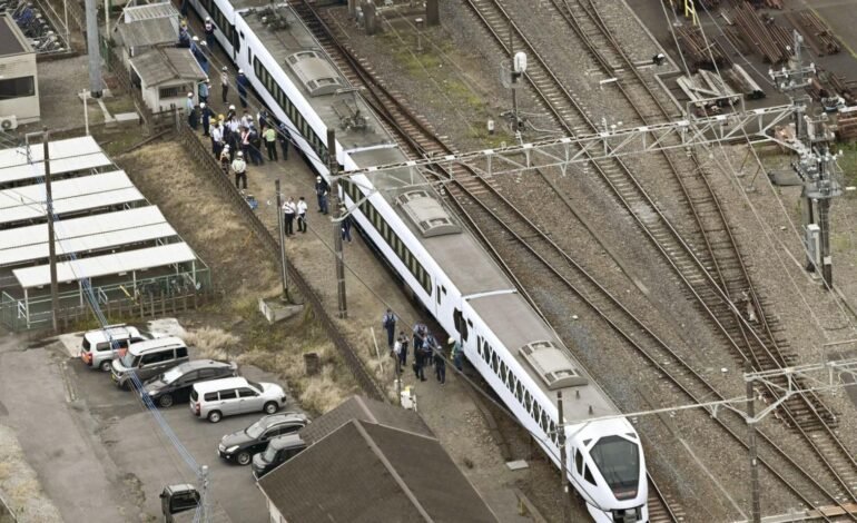 Cuatro trabajadores mueren atropellados por un tren en Japón