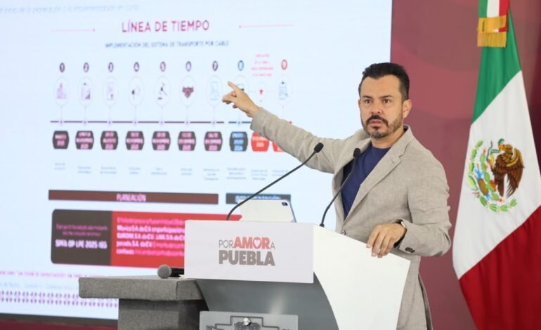José Luis García Parra aclara dudas sobre el Sistema de Transporte por Cable en Puebla