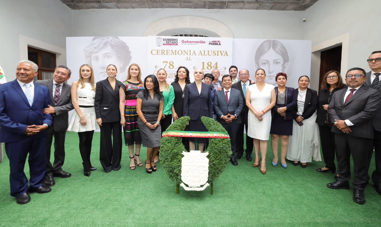 Gobierno de Puebla conmemora aniversarios luctuosos de Carmen Serdán y Leona Vicario