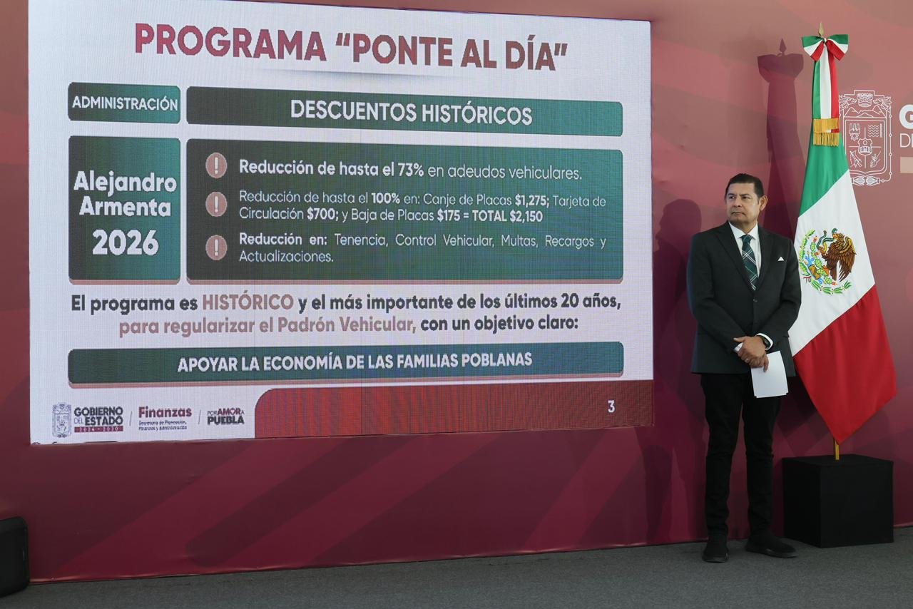 Ofrece programa «Ponte al día» descuentos históricos para regularizar vehículos