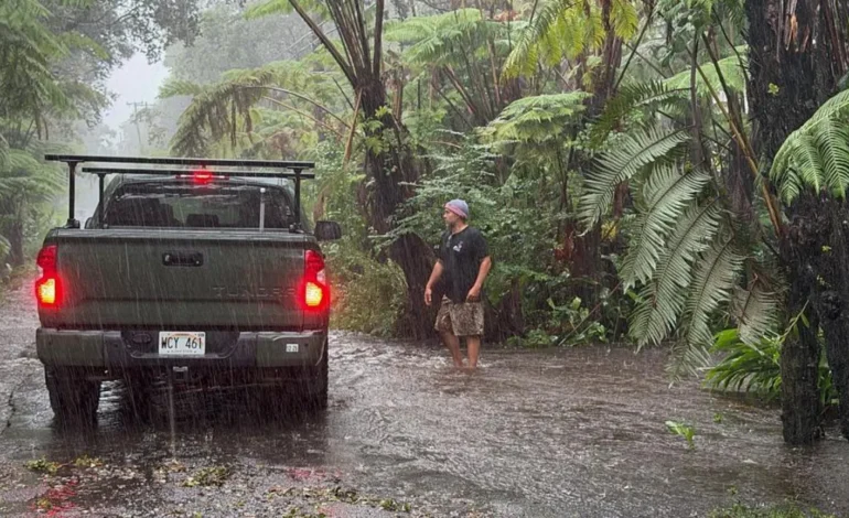 Tormenta Lala azota Hawái: un muerto, apagones masivos y viviendas arrasadas