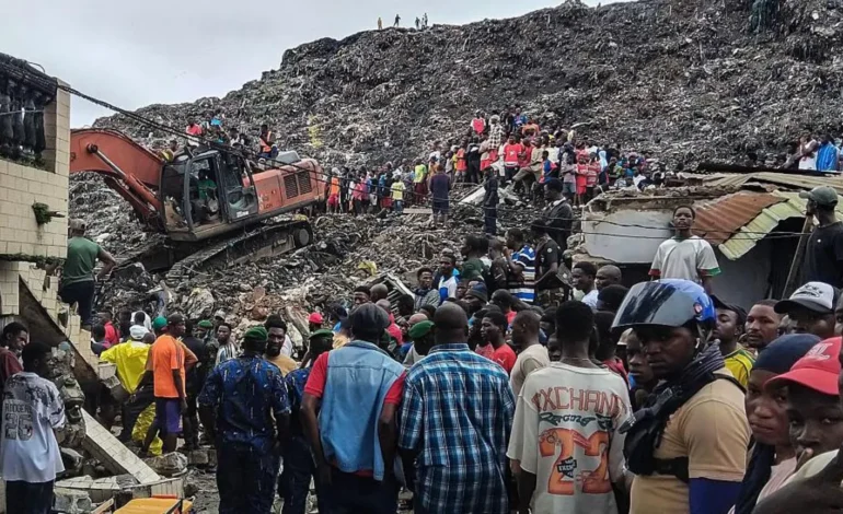 Al menos 30 fallecidos tras deslave de basura en Guinea