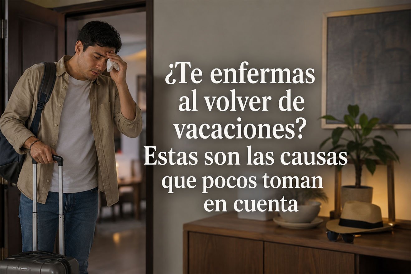 ¿Te enfermas al volver de vacaciones? Estas son las causas que pocos toman en cuenta
