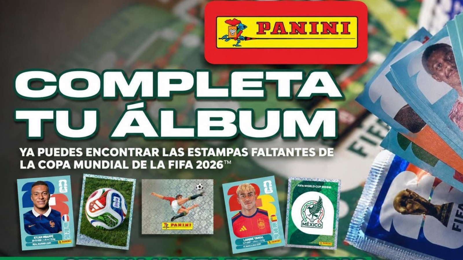 Panini ya permite pedir las estampas faltantes del mundial 2026 por internet