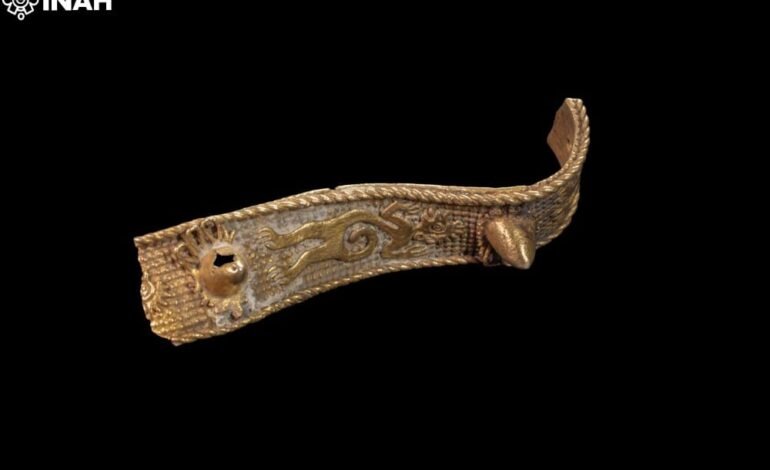 Repatrian brazalete prehispánico ligado a las «Joyas del Pescador»