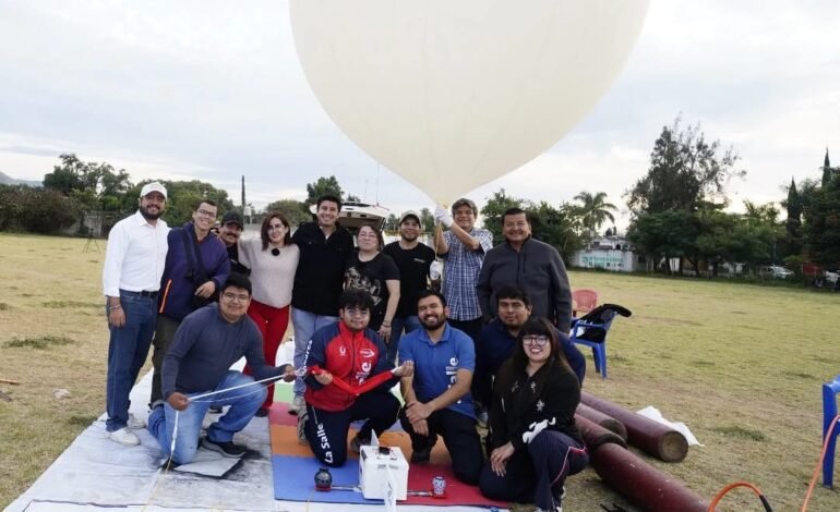 Talavera poblana alcanza la estratósfera en misión científica