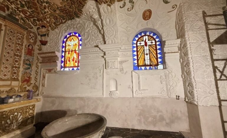 Restauran bautisterio histórico de San Bernardino en Tlaxcala