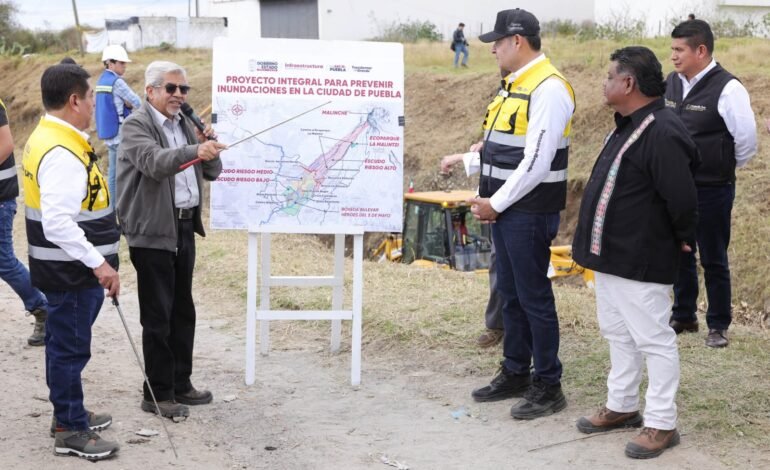 Encabeza Alejandro Armenta estrategia integral de limpieza y rescate de infraestructura hidráulica en la capital