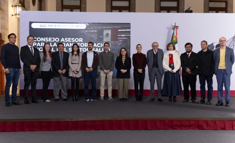 Claudia Sheinbaum presenta al Consejo Asesor para la Transformación Digital del Sector Salud