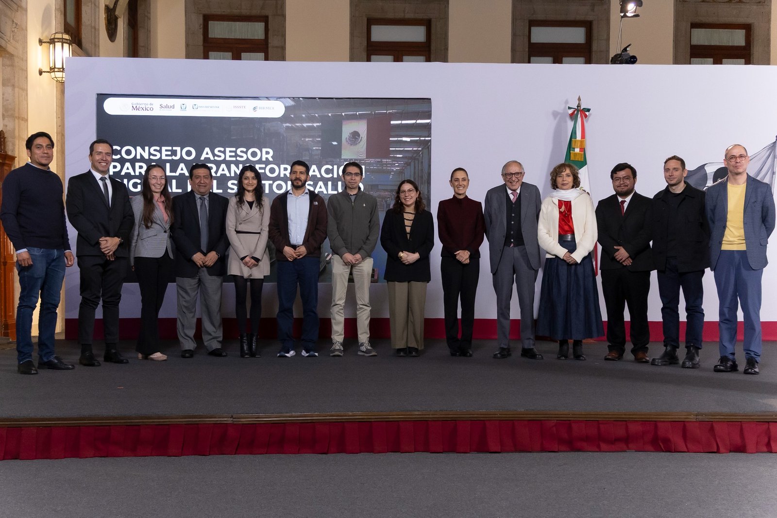 Claudia Sheinbaum presenta al Consejo Asesor para la Transformación Digital del Sector Salud