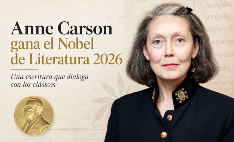 Anne Carson gana el Nobel de Literatura 2026