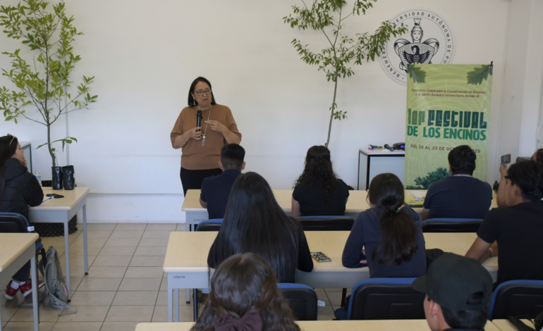 La BUAP y el Consorcio Global realizan el Primer Festival de los Encinos para promover su conservación