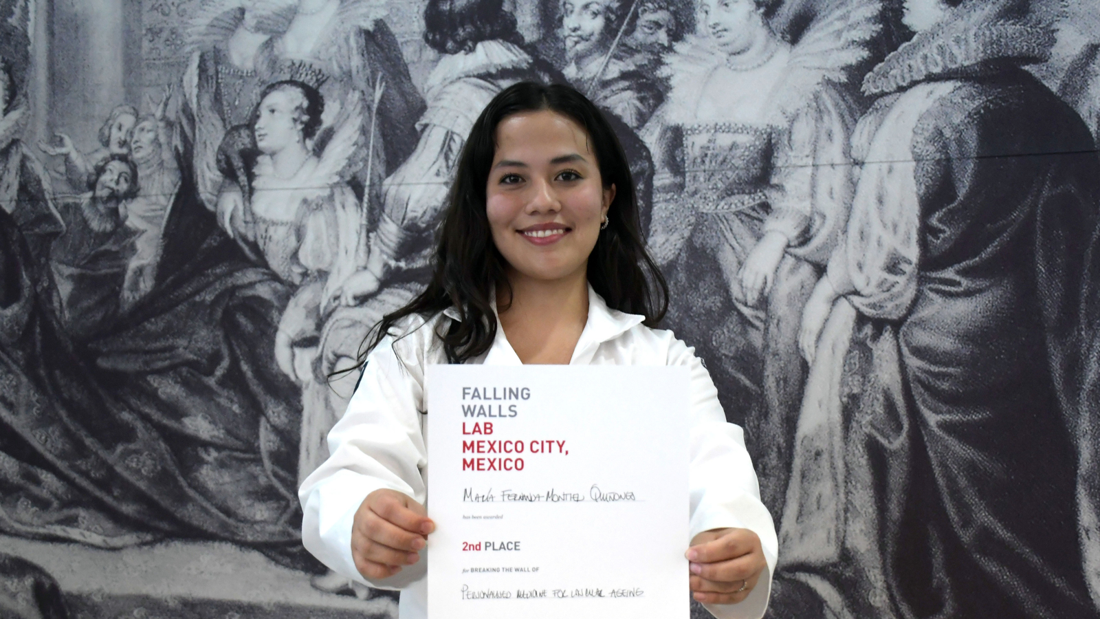 Alumna de la BUAP obtiene segundo lugar en Falling Walls Lab México con dispositivo de salud vascular