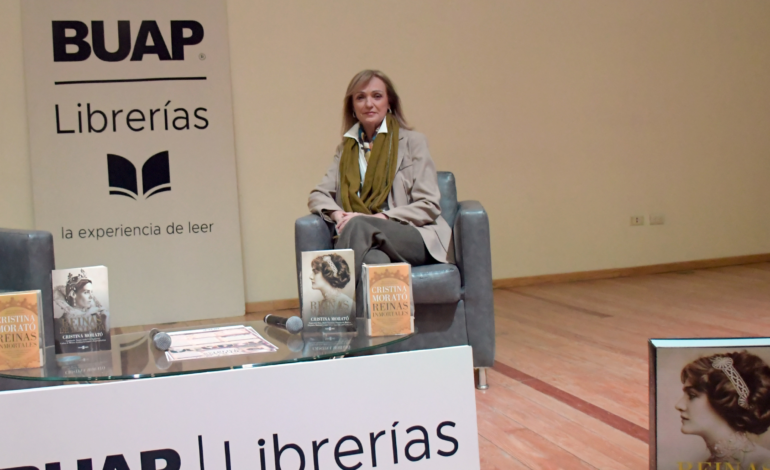 Cristina Morató comparte con la comunidad BUAP su visión de las reinas de la historia