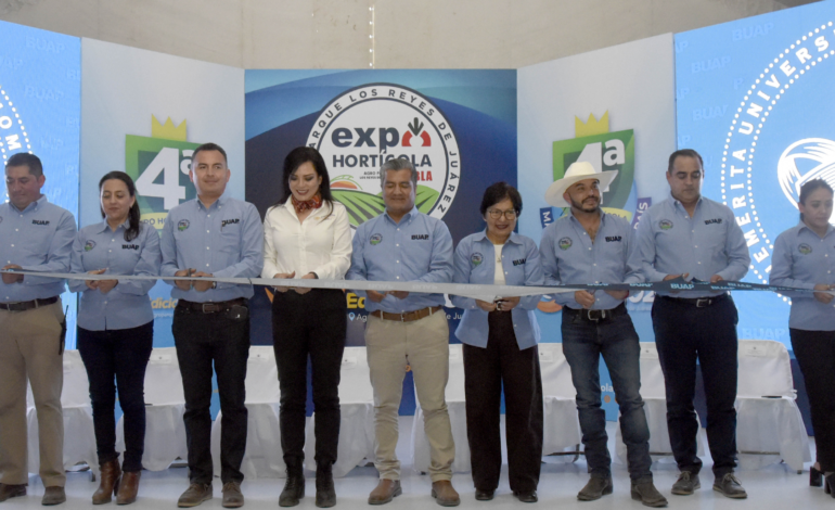La Rectora Lilia Cedillo inaugura la 18ª Expo Hortícola BUAP en Los Reyes de Juárez