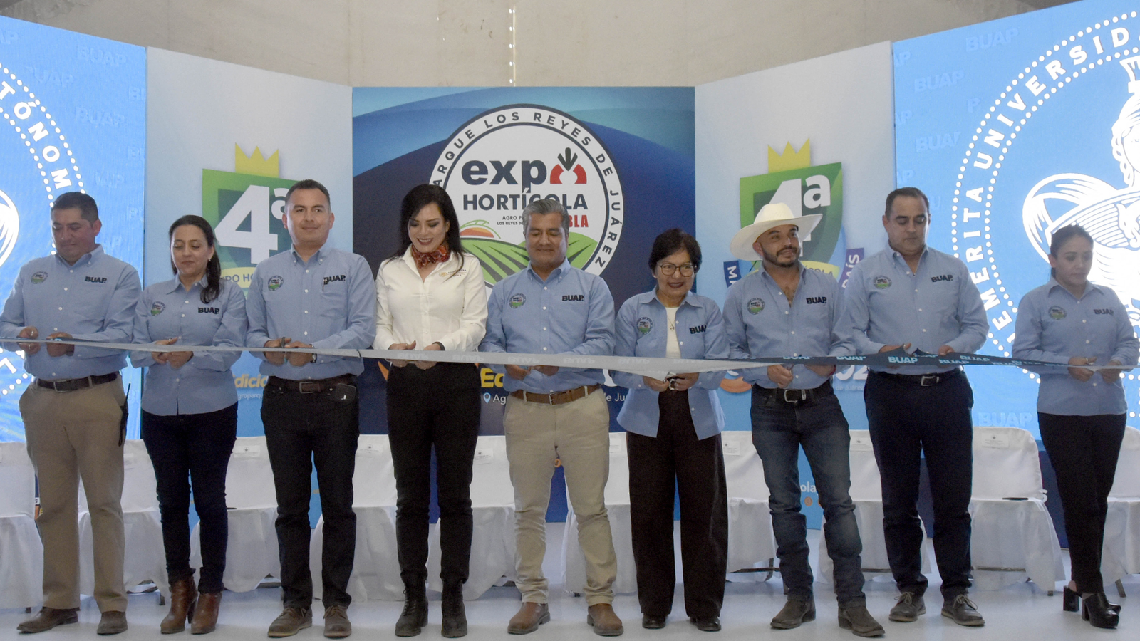 La Rectora Lilia Cedillo inaugura la 18ª Expo Hortícola BUAP en Los Reyes de Juárez