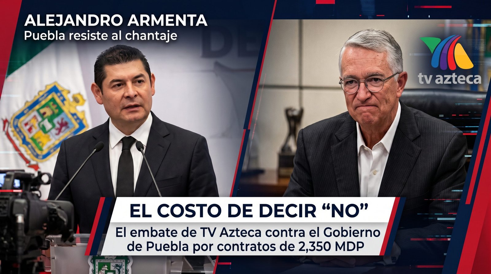 El costo de decir “no”: la embestida de TV Azteca contra Armenta