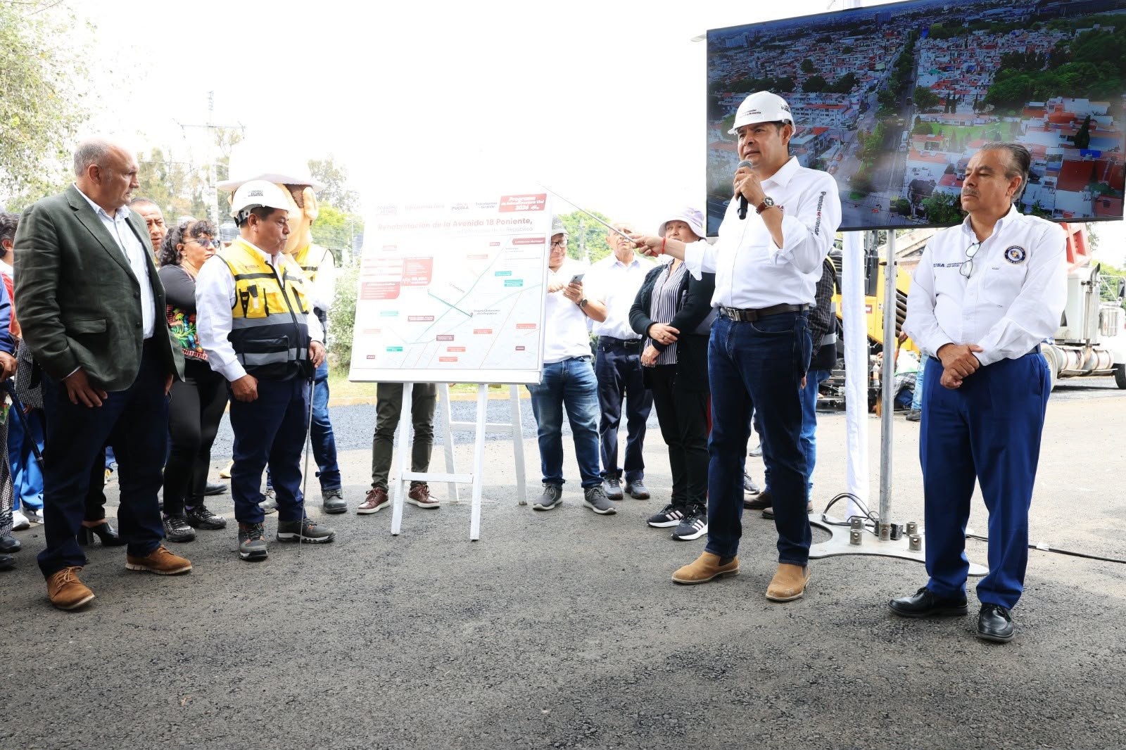 Puebla invertirá en la rehabilitación de 76 vialidades con el Programa de Infraestructura Vial 2026