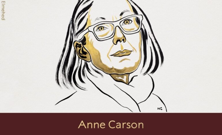 Anne Carson gana el Nobel de Literatura 2026