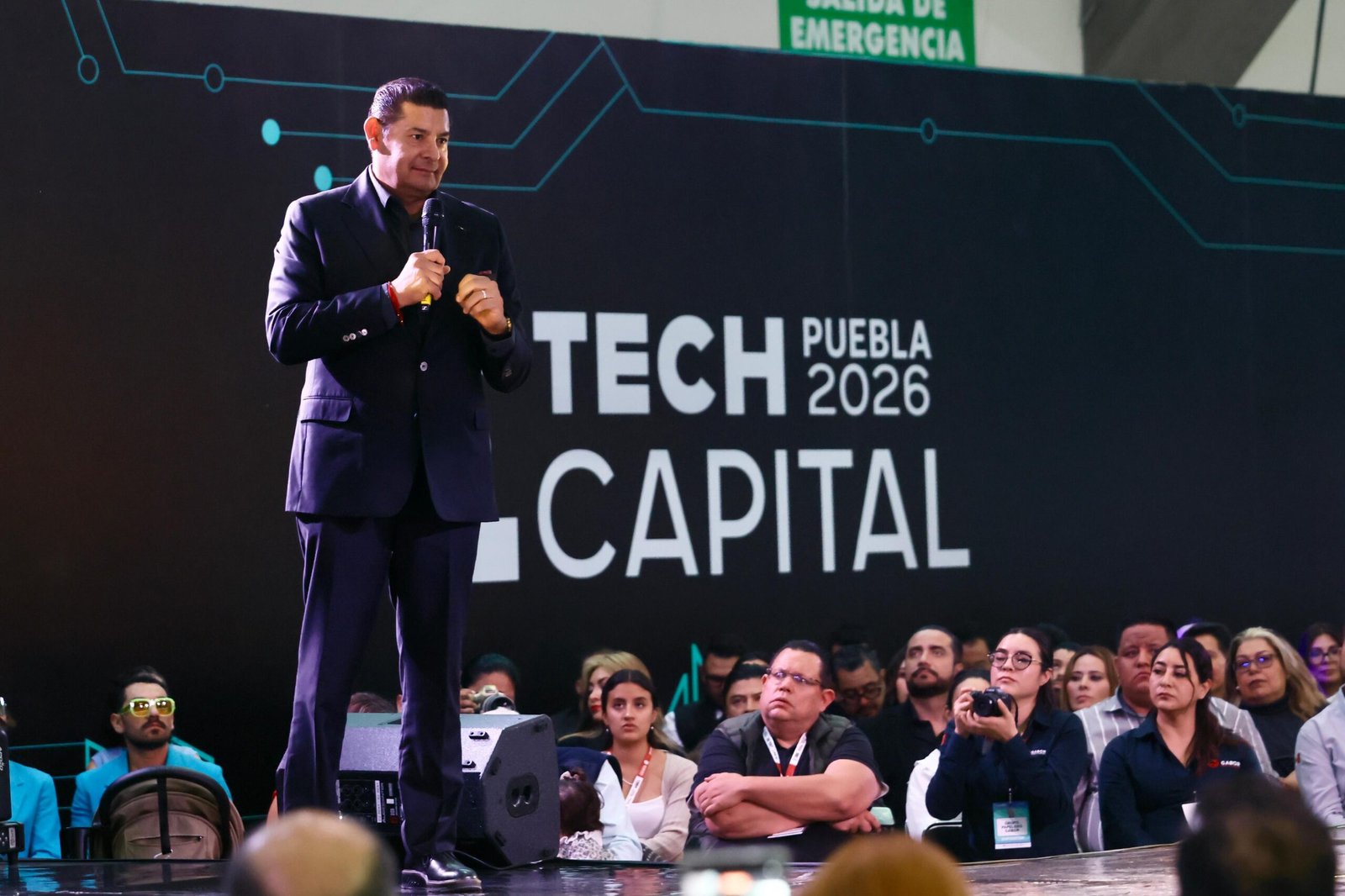 Preside Alejandro Armenta inauguración de la Tech Capital 2026 y la Feria de Industrias Creativas