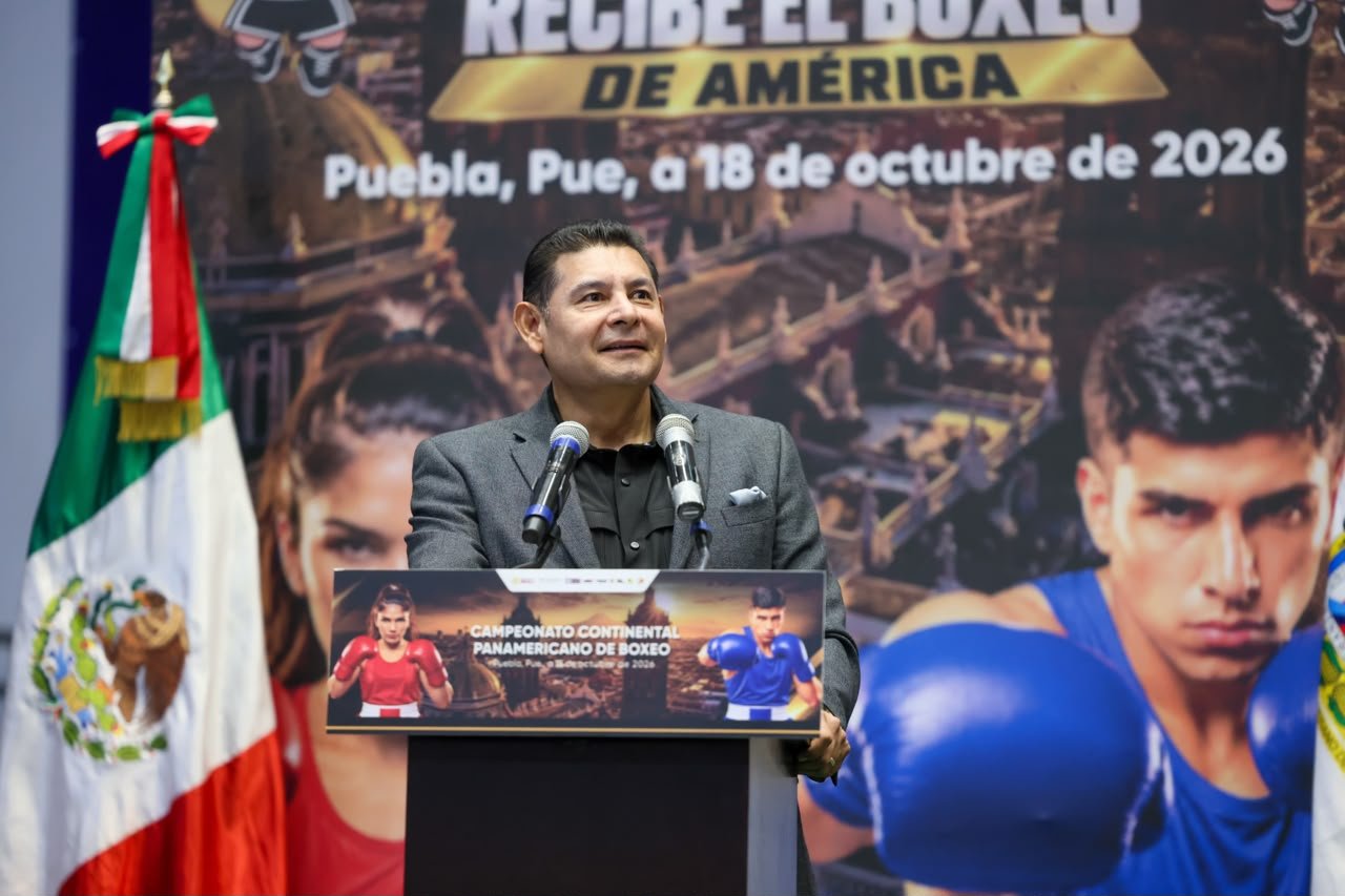 Gobernador Alejandro Armenta inaugura el Torneo Panamericano de Boxeo en Puebla