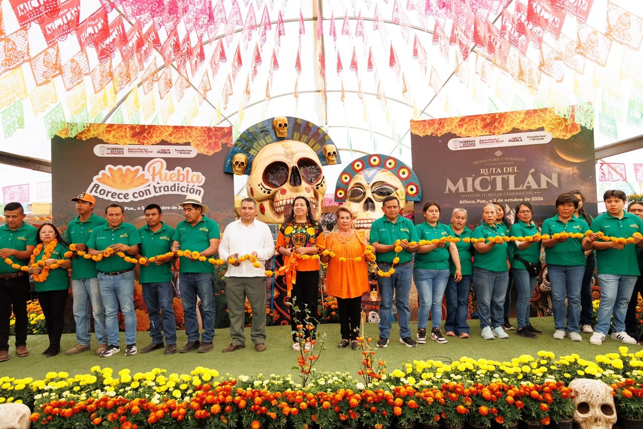 Inicia la temporada de cempasúchil en Atlixco con nueva propuesta cultural y comercial
