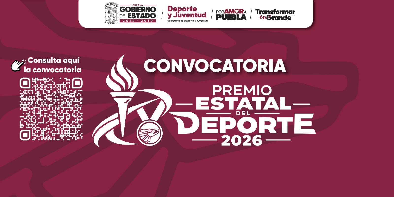 Puebla abre convocatoria para el Premio Estatal del Deporte 2026
