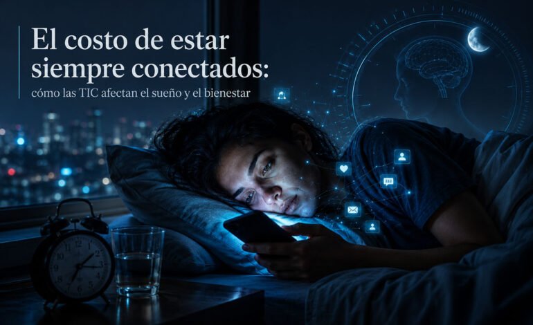 El costo de estar siempre conectados: cómo las TIC afectan el sueño y el bienestar